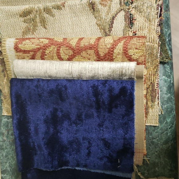 Fabric, vintage textiles. Almost 5lbs of fabric - Picture 8 of 12